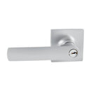 Gainsborough TradePro Bela Square Entrance Key In Lever Set Satin Chrome 1440PROSQBELSCK - primehardware