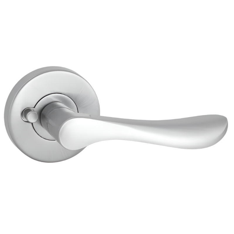 Gainsborough Florence Privacy Lever Set Satin Chrome 115FLOSC