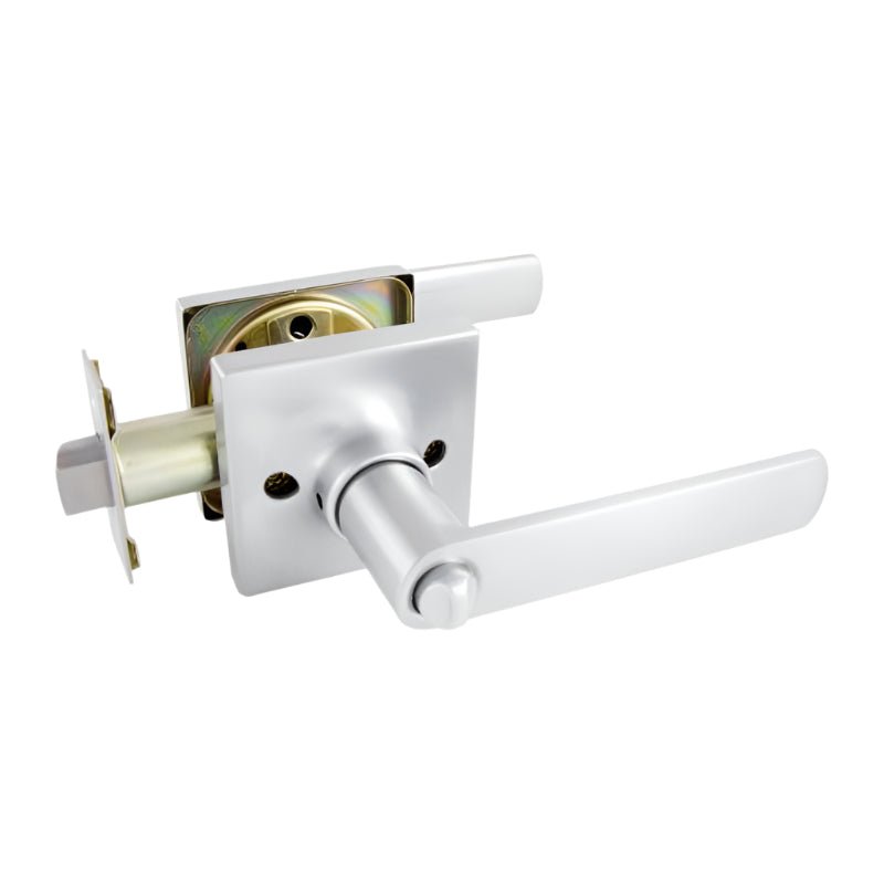 Gainsborough TradePro Bela Square Privacy Lever Set Satin Chrome 1410PROSQBELSC