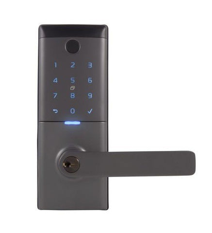 Gainsborough Mode Smart Entrance Lever Lock Graphite - primehardware