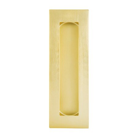Gainsborough Flush Pull Rectangular 150mm Satin Brass 730FP150SB - primehardware