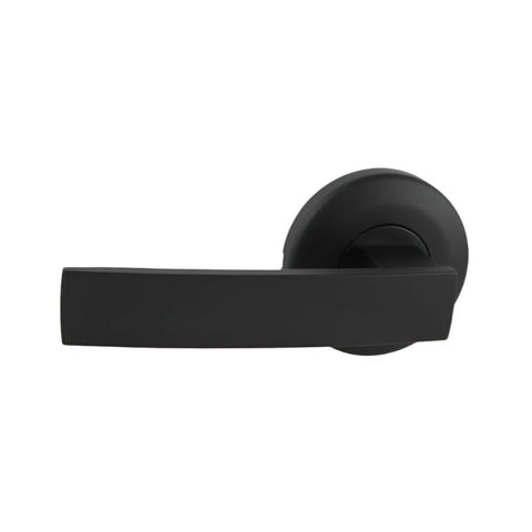 Gainsborough Neue Angular Passage Smooth Round Matte Black 1905ANGAMB - primehardware
