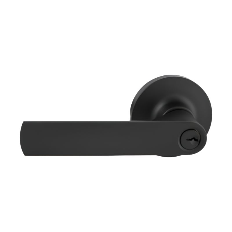 Gainsborough TradePro Bela Entrance Key In Lever Set Matte Black 1440PROBELMBK