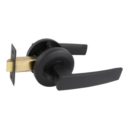 Gainsborough Neue Angular Privacy Smooth Round Matte Black 1915ANGAMB