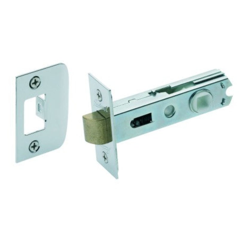 Gainsborough Tubular Latch D Strike Rectangular 60mm Dual Sprung Bright Chrome 480BCS - primehardware