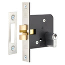 Gainsborough 760 Sliding Door Mortice Lock Double Cylinder 760SCK - primehardware