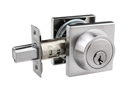 N2LOK - 5 Pin Modern Deadbolt Square - primehardware