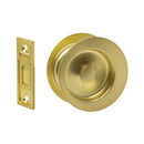 Gainsborough Circular Passage Sliding Cavity Set Satin Brass - primehardware