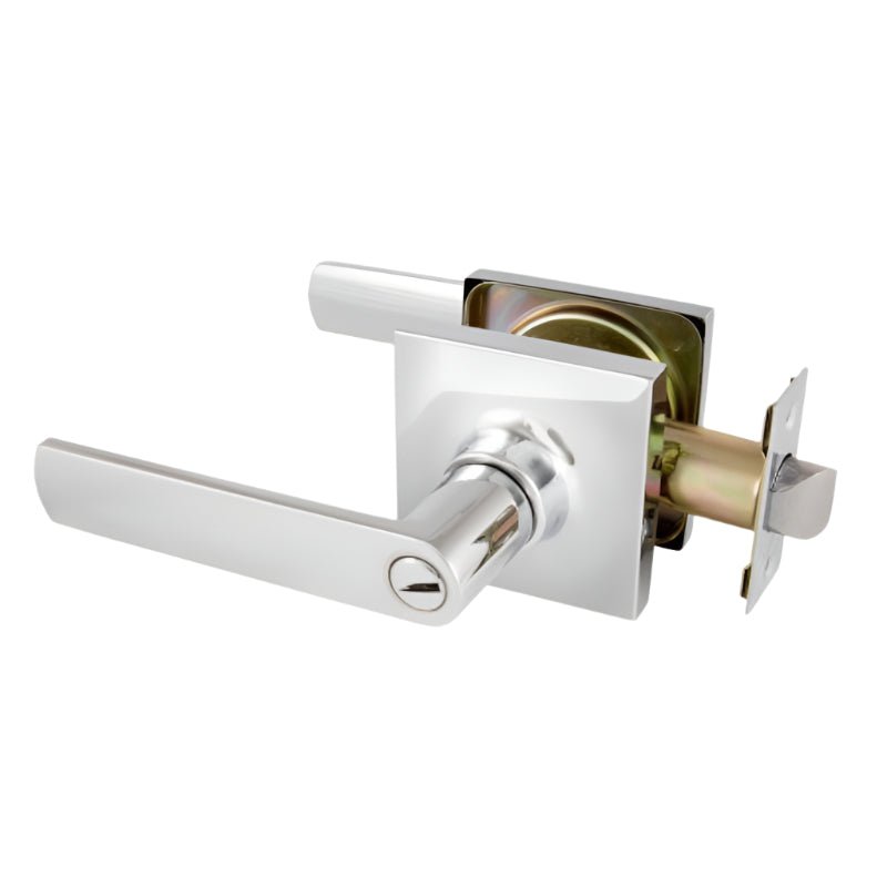 Gainsborough TradePro Bela Square Privacy Lever Set Bright Chrome 1410PROSQBELBC