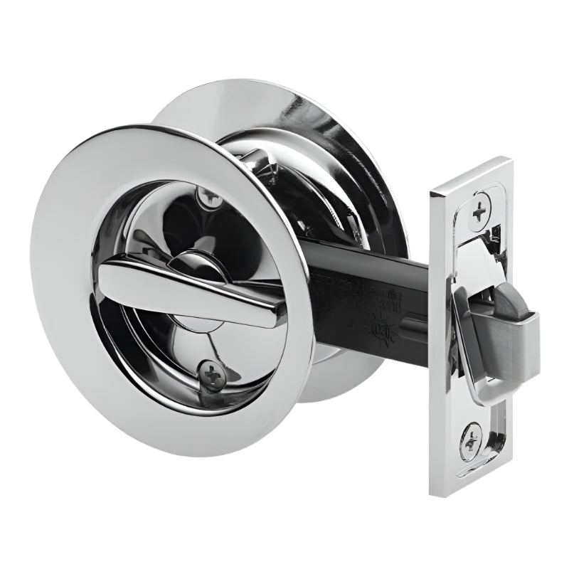 Gainsborough Privacy Sliding Cavity Set Circular Bright Chrome 395BCS - primehardware