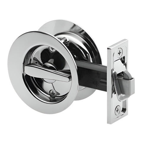 Gainsborough Privacy Sliding Cavity Set Circular Bright Chrome 395BCS - primehardware