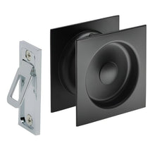 Gainsborough Passage Sliding Cavity Set Square Matte Black 386MBS