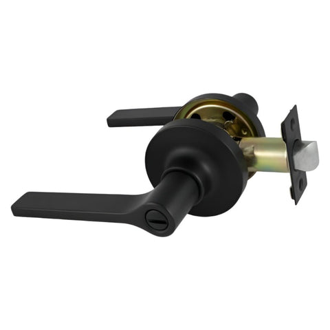 Gainsborough TradePro Adel Privacy Lever Set Matte Black 1410PROADEMB - primehardware