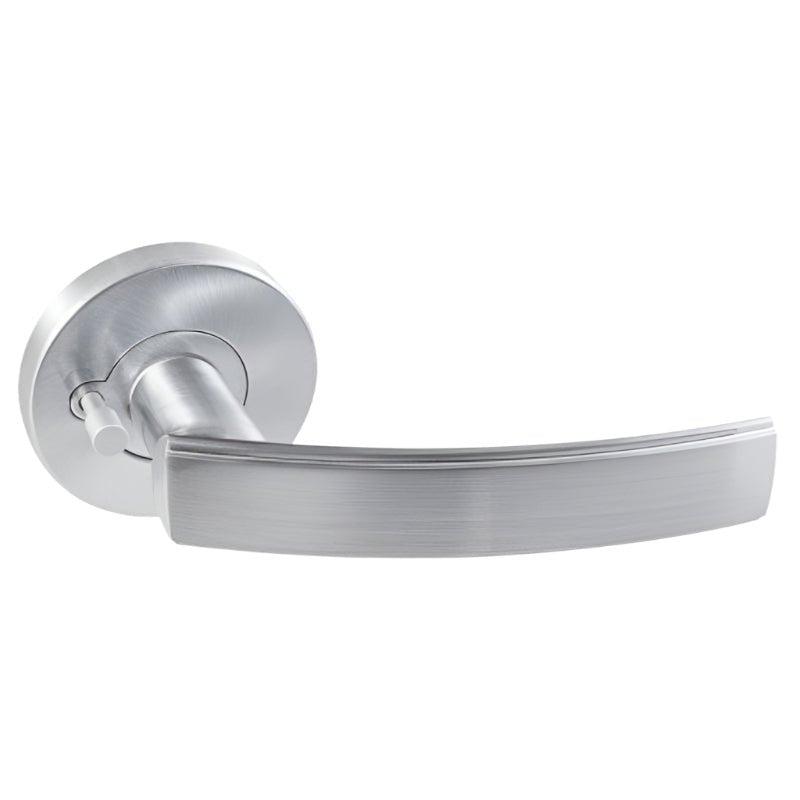 Gainsborough Bailey Privacy Lever Set Satin Chrome 115BAISC