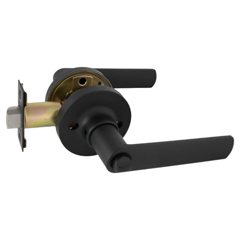 Gainsborough TradePro Bela Privacy Lever Set Matte Black 1410PROBELMB - primehardware