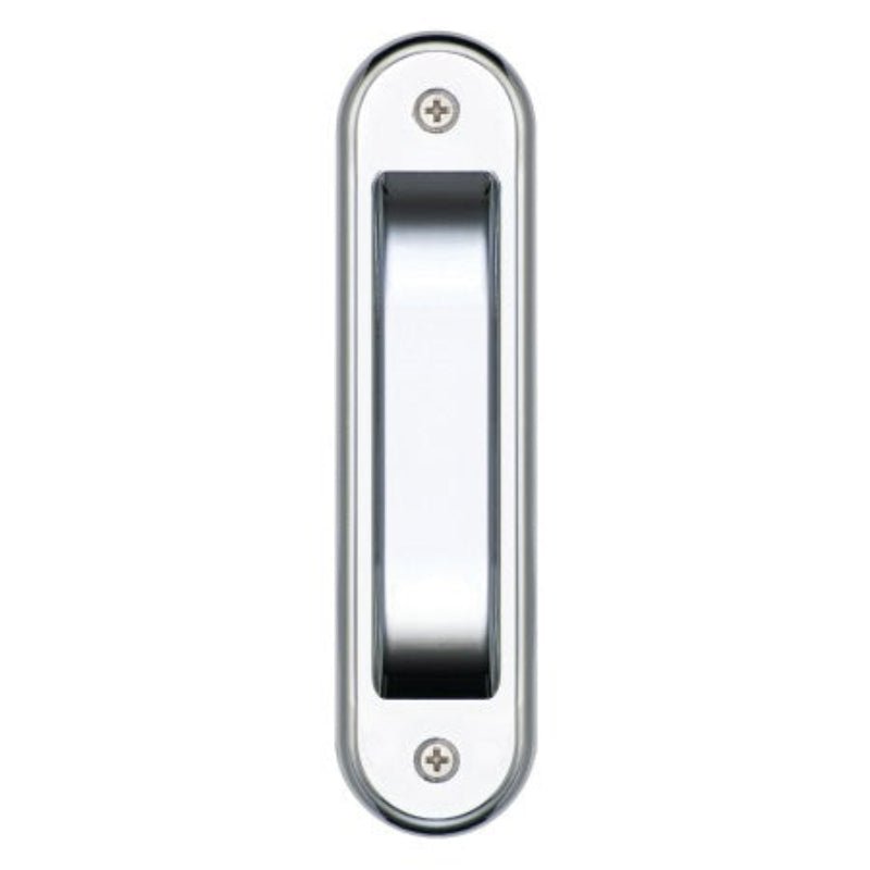 Gainsborough Flush Pull Radius Corner Bright Chrome 390BCS - primehardware
