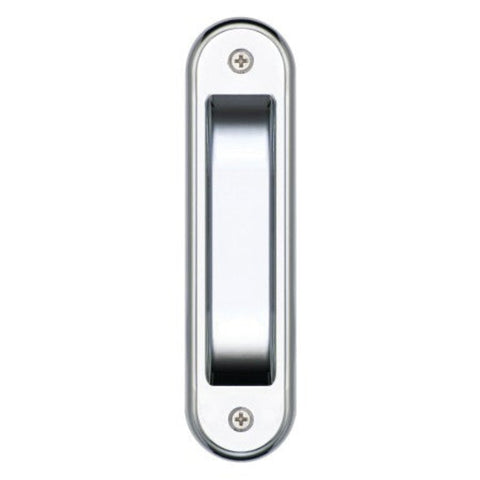 Gainsborough Flush Pull Radius Corner Bright Chrome 390BCS - primehardware