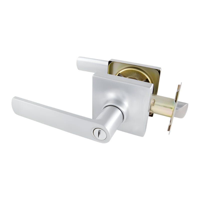 Gainsborough TradePro Bela Square Privacy Lever Set Satin Chrome 1410PROSQBELSC