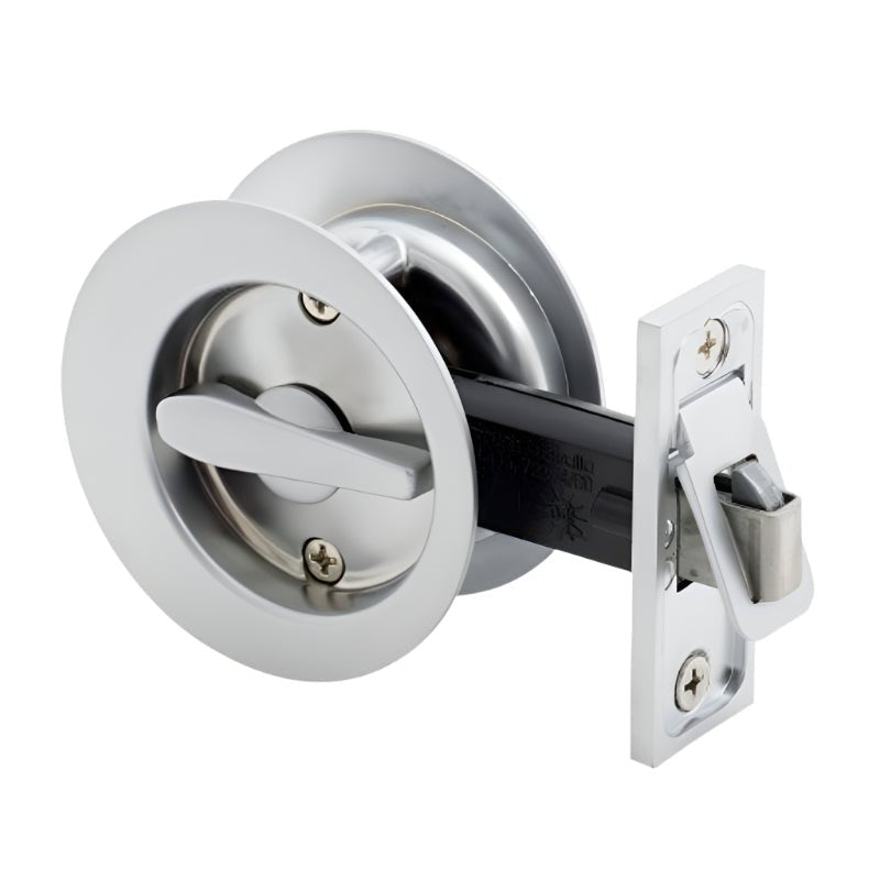 Gainsborough Connecting Sliding Cavity Set Circular Satin Chrome 397SCC - primehardware