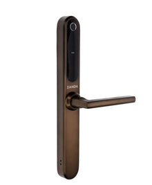 Zanda Stealth Smart Lock Longplates - Fingerprint & App Entry, Ember Bronze
