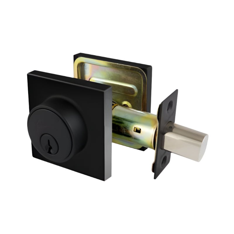 Gainsborough TradePro Dani Single Cylinder Deadbolt Matte Black 1445PRODANMB