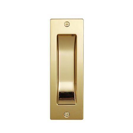 Gainsborough Flush Pull Rectangular Bright Gold 392BGS - primehardware