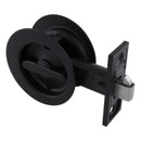 Gainsborough Privacy Sliding Cavity Set Circular Matte Black 395MBC - primehardware