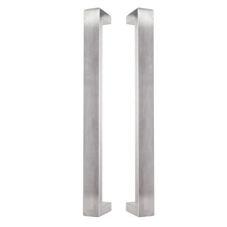 Gainsborough Oblong 450mm Pull Handle Dual Pack Set Stainless Steel OBL450PHSS - primehardware