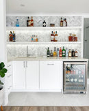 Zanda Mayfair Cabinet Handle Satin Brass & Chrome Polish - primehardware