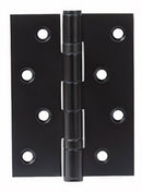 N2Lok Ball Bearing Hinge - 100 x 75mm - Matt Black - primehardware