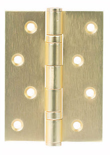 N2Lok Ball Bearing Pin Hinge - 100 x 75mm - Satin Brass