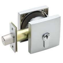 Gainsborough Neue Double Cyclinder Deadbolt Smooth Square Satin Chrome 1851SMSCK