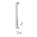 Gainsborough Oblong 450mm Pull Handle Entrance Set Stainless Steel OBL450PHENTSSK - primehardware