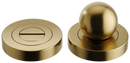 Iver Puerto Privacy Turn | Round Rose Concealed Fix | 5 Finishes - Brushed Gold PVD