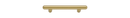 Iver Puerto Cabinet Pull Handle | 128mm | 5 Finishes - Brushed Gold PVD