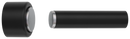 Iver Pencil Magnetic Door Stop | Concealed Fix | 5 Finishes - Matt Black