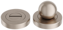 Iver Puerto Privacy Turn | Round Rose Concealed Fix | 5 Finishes - Satin Nickel