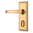 Gainsborough Trilock Traditional Leverset Double Cyclinder Bright Gold 890TLEBGK - primehardware