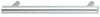 Furniture handle, Handle with base, steel,Size 600mm - primehardware