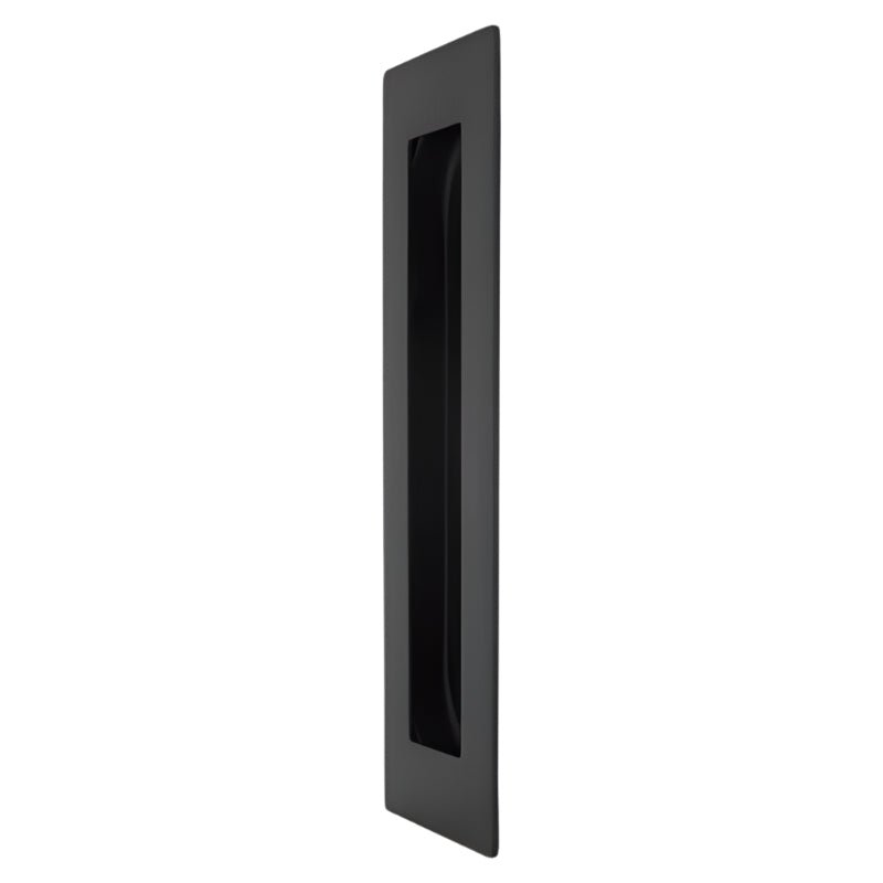 Gainsborough Flush Pull Rectangular 150mm Matte Black 730FP150MB - primehardware