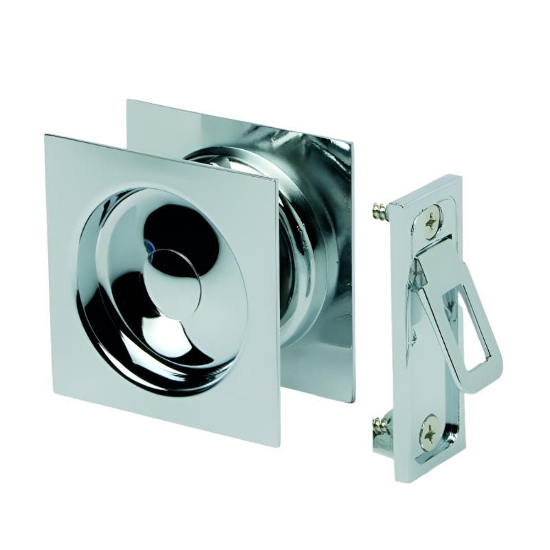 Gainsborough Passage Sliding Cavity Set Square Bright Chrome 386BCS