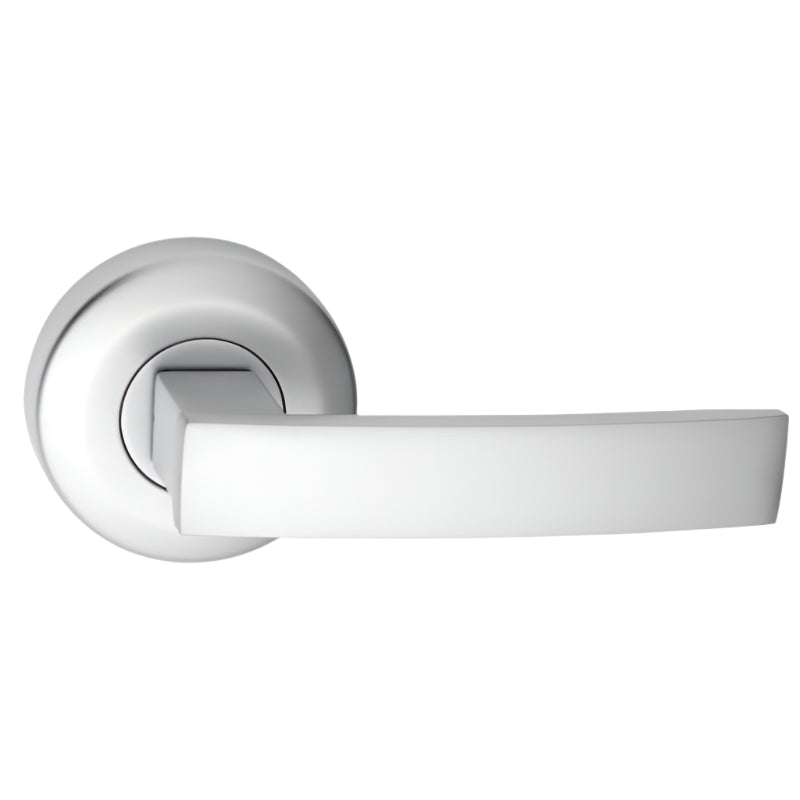 Gainsborough Neue Angular Passage Smooth Round Satin Chrome 1905ANGSC - primehardware