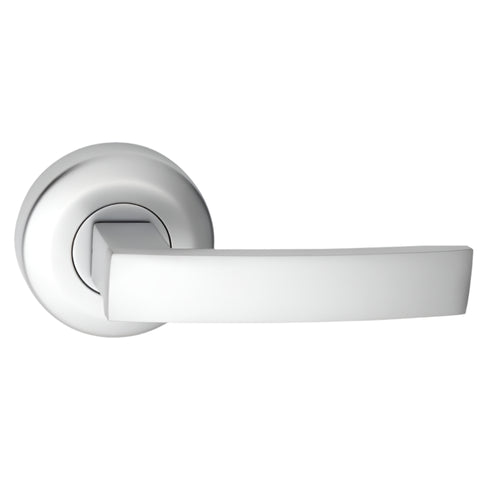 Gainsborough Neue Angular Passage Smooth Round Satin Chrome 1905ANGSC - primehardware