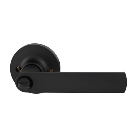 Gainsborough TradePro Bela Privacy Lever Set Matte Black 1410PROBELMB - primehardware