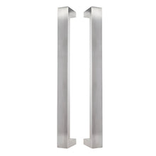 Gainsborough Oblong 600mm Pull Handle Entrance Set Stainless Steel OBL600PHENTSSK