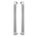 Gainsborough Oblong 600mm Pull Handle Entrance Set Stainless Steel OBL600PHENTSSK - primehardware