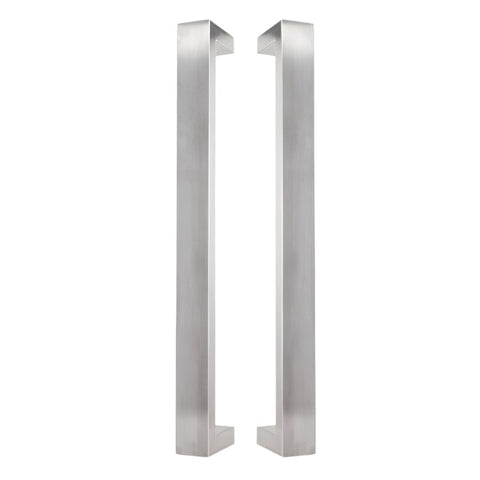 Gainsborough Oblong 600mm Pull Handle Dual Pack Set Stainless Steel OBL600PHSS - primehardware