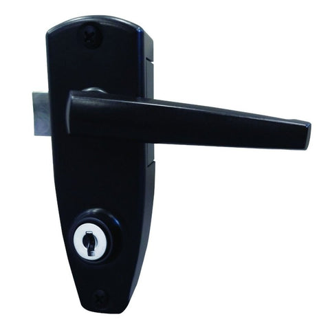 WHITCO W850117 SAFETY SCREEN DOOR LOCK KD TP Black - primehardware