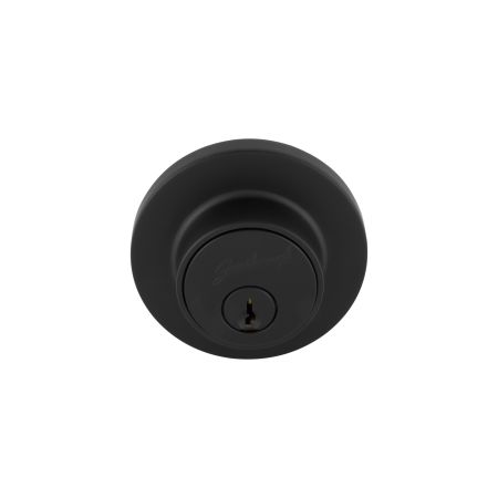Gainsborough TradePro Cass Single Cylinder Deadbolt Matte Black 1445PROCASMBK - primehardware