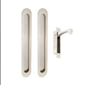 Zanda Oval Euro Sliding Door Lock Kit 250x40mm